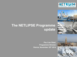 10 NETLIPSE Programme Update By Pau Lian Staal