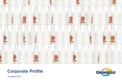 2014.04 Granarolo Company Profile