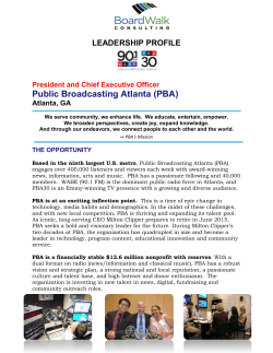 Public Broadcasting Atlanta (PBA)