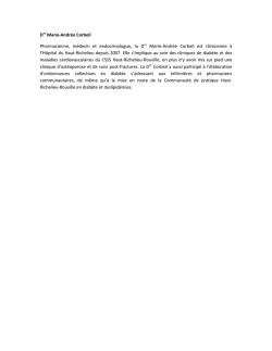 Dre Marie-Andr&eacute;e Corbeil Pharmacienne, m&eacute;decin et