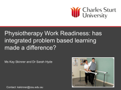 has integrated problem based learning made a difference?