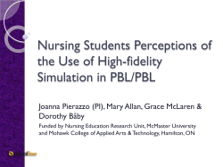 Nursing Students Perceptions of the Use of High