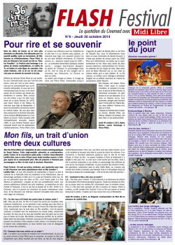 &Eacute;dition du 30 octobre 2014