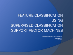 06 Feature Classification Using Supervised