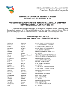 PQT 2001 Casapulla 19-06-14 - Federazione Italiana Pallacanestro