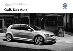 Golf. Das Auto.