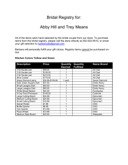 Abby Hill and Trey Means Date of Wedding