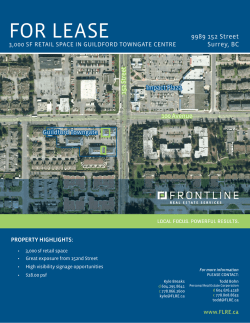 Download Brochure - Frontline Real Estate Services