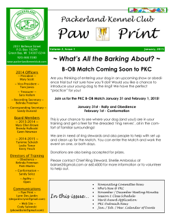 Paw Print - Packerland Kennel Club