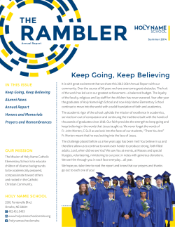 To continue reading The Rambler, please click here