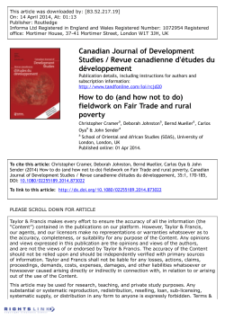 Download PDF: how to do fieldwork