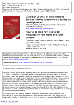 Download PDF: how to do fieldwork