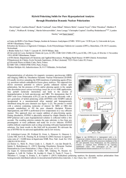 Hybrid Polarizing Solids for Pure Hyperpolarized