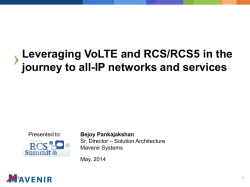 Leveraging VoLTE and RCS/RCS5 in the journey