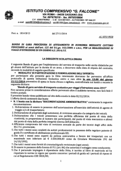 ISTITUTO COMPRENSIVO "G. FALCONE"