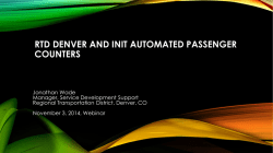 rtd denver and init automated passenger counters