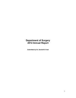 Department of Surgery