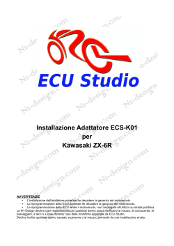 Installazione Adattatore ECS-K01 per Kawasaki ZX-6R