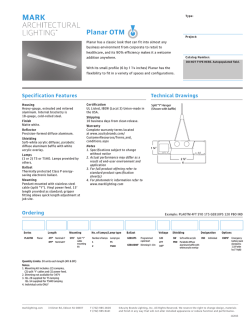 Planar OTM Spec Sheet