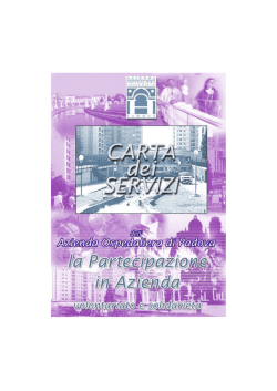 Partecipazione - Azienda Ospedaliera di Padova