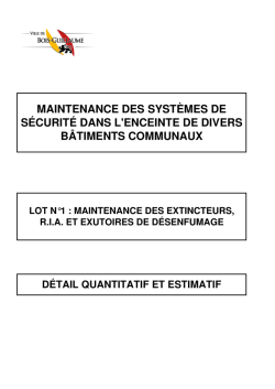 DQE - Lot 1