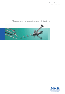 Cysto-urétrotome opératoire pédiatrique (PDF | 1.0 MB)
