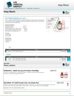Inlay Resin Inlay Resin