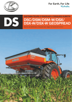 DSC/DSM/DSM-W/DSX/ DSX-W/DSX-W GEOSPREAD