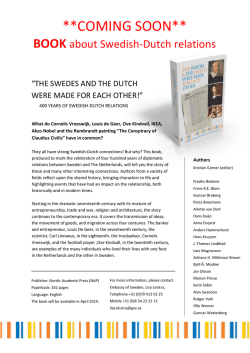 BOOK - Sweden and The Netherlands