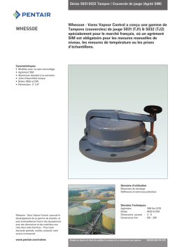 Whessoe Gauge Hatches, Series 5031/5032