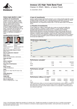 Invesco US High Yield Bond Fund Classe A (Distr. Mens. a tasso fisso)