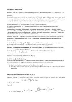 esercitazioni_3 - Istituto per le Applicazioni del Calcolo "Mauro