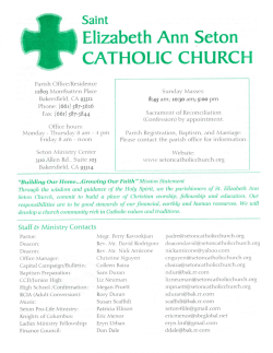 Download File - St. Elizabeth Ann Seton Catholic Church