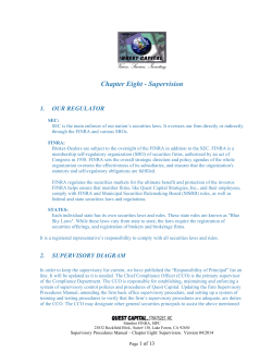 Chapter Eight - Supervision