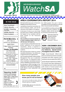 Panorama1 - Neighbourhood Newsletters