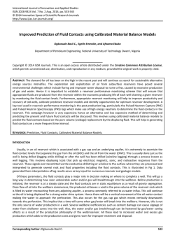 Improved Prediction of Fluid Contacts using