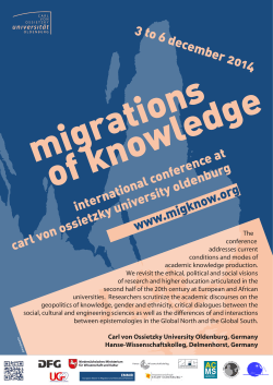 www.migknow.org international conference at carl von ossietzky