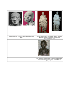 Buste de patricien du 1er s. av. JC, mus&eacute;e de la villa Torlonia, Rome
