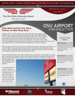 July 2014 - Ohio State University Airport