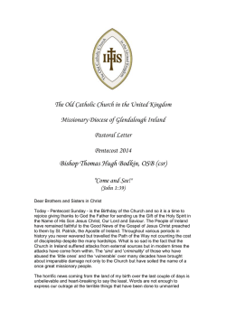 Bishop Thomas Hugh Bodkin, OSB (csr)