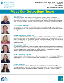 Meet Our Outpatient Team