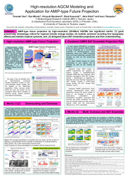 High-resolution AGCM Modeling and Application for