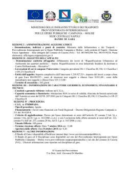 BANDO SNAIDERO - Provveditorato