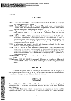 DR bando assegni di ricerca tipologia b 4_2014