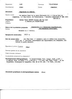 Dossier MH num&eacute;ris&eacute; - Minist&egrave;re de la Culture et de la Communication