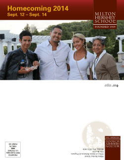 Download the Homecoming Brochure here