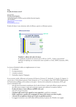 Il salto di classe serve?
