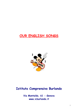 OUR ENGLISH SONGS