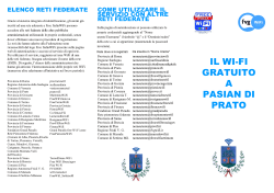 FVG WiFi PdP - Comune di Pasian di Prato