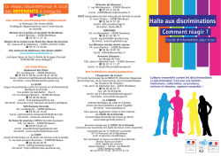 Halte aux discriminations